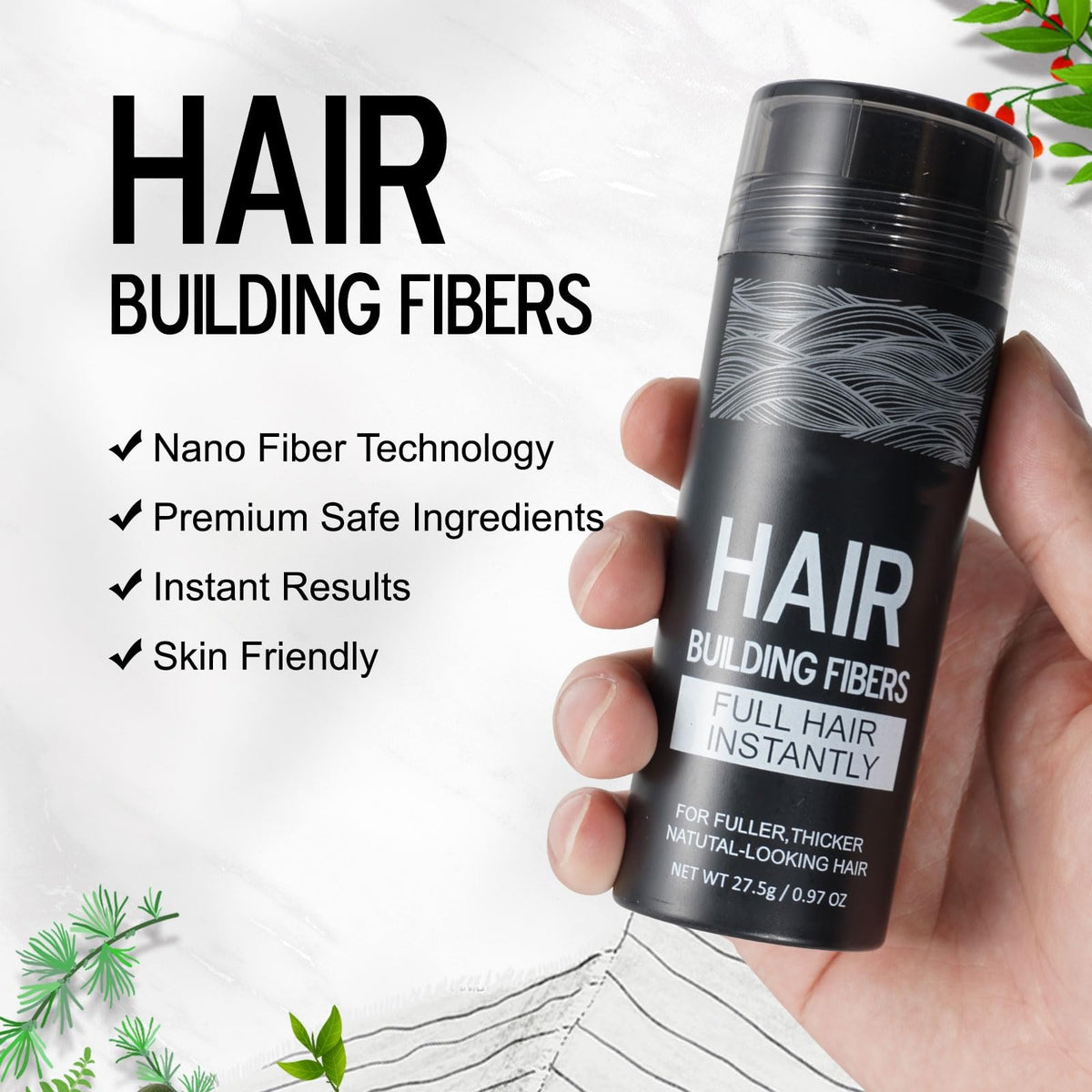 SHIFAKOU dark brown shade blends seamlessly with existing hair.