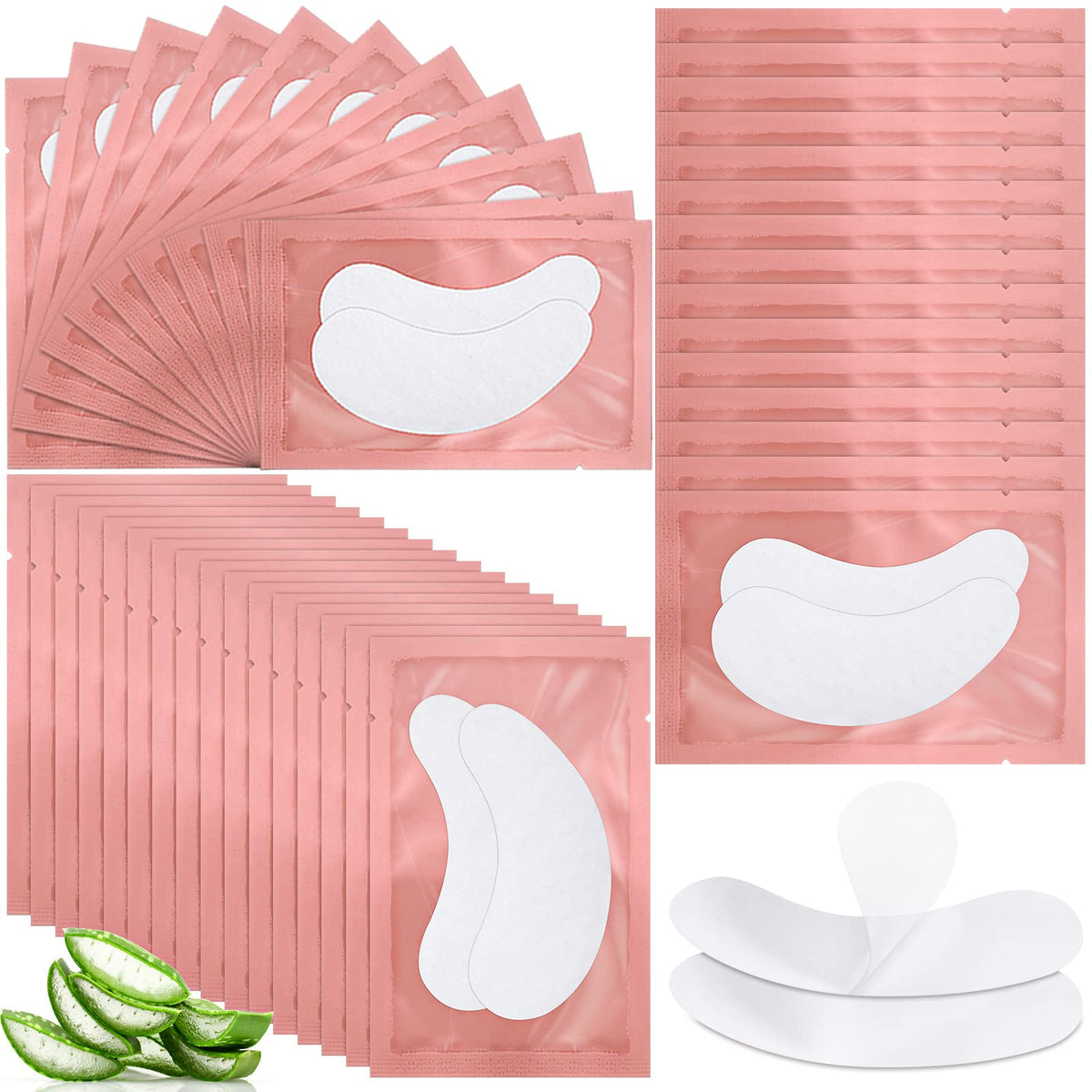 Shihanee 1000-pair under-eye gel pads in packaging for salon use.