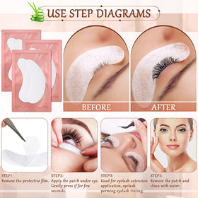 Shihanee pads provide stable adhesion during lash extensions.