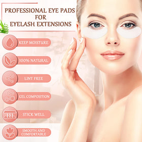 Shihanee curved-fit under-eye pads adapt to most eye shapes.
