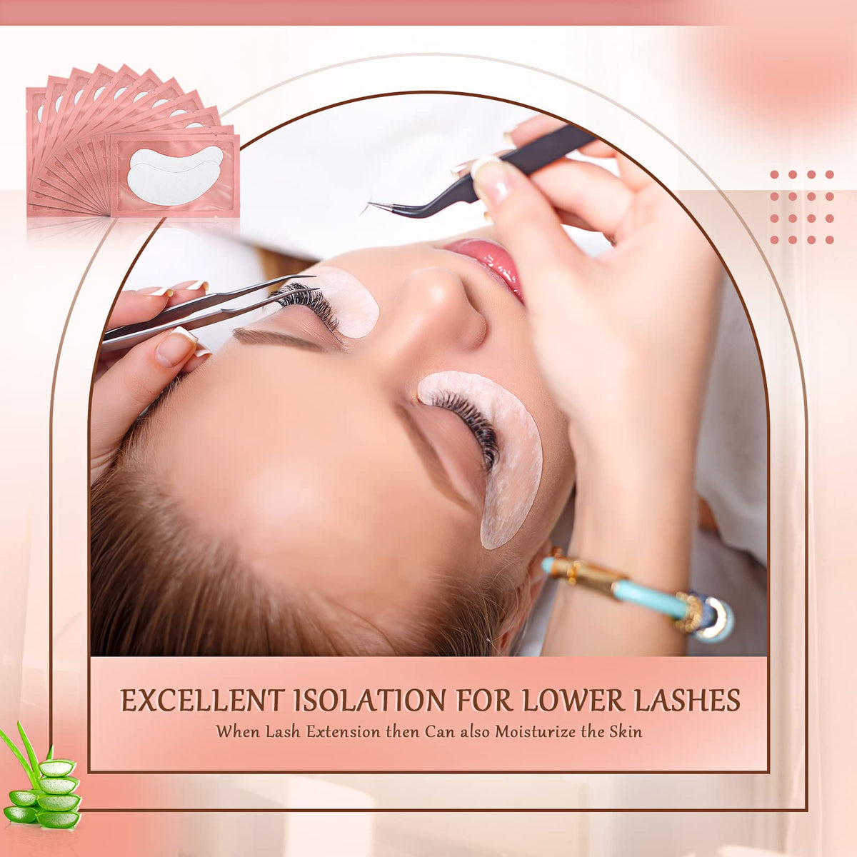 Shihanee latex-free and cotton-wool-free for sensitive eyes.