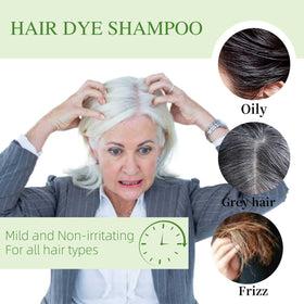SHIHUANUO ammonia-free formula label closeup for gentle use.