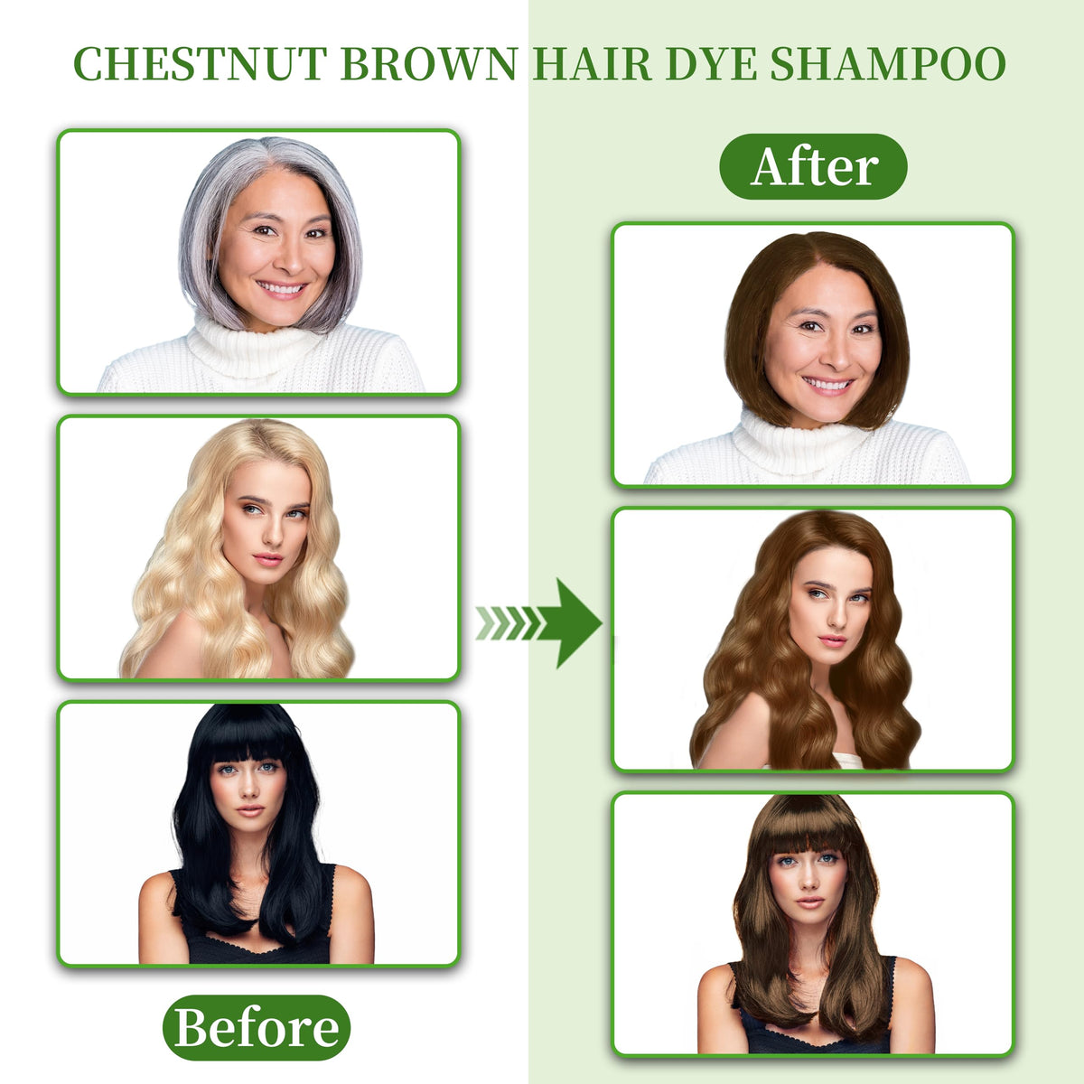 Shihuanuo herbal ganoderma and ginseng nourish color-treated hair.