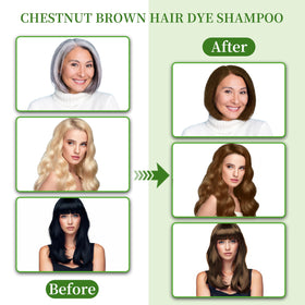 Shihuanuo herbal ganoderma and ginseng nourish color-treated hair.