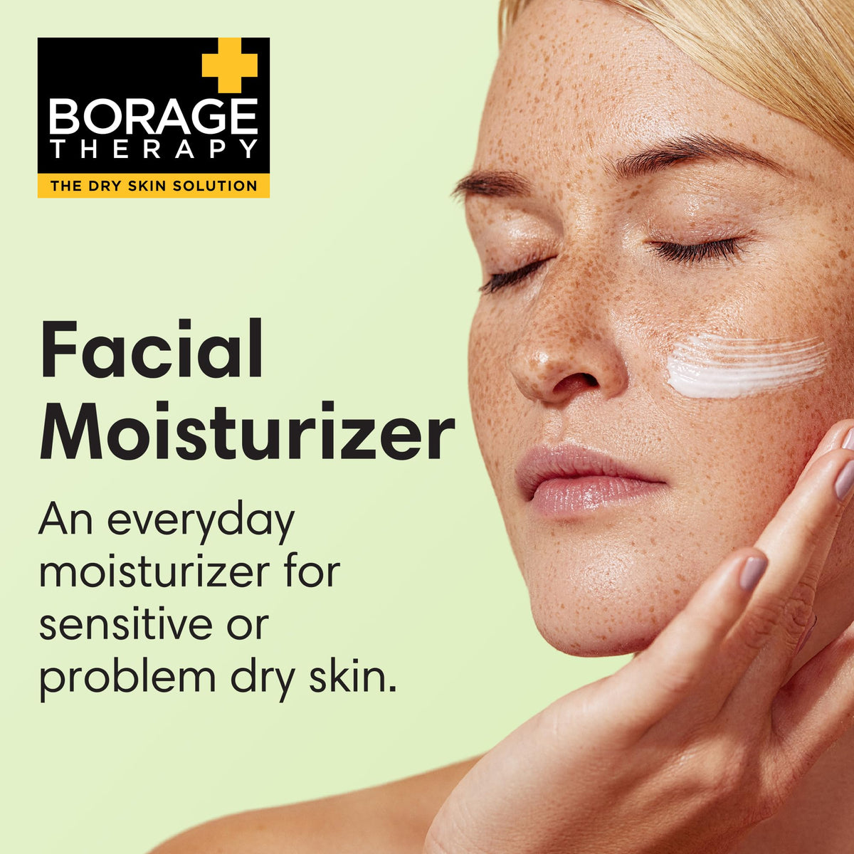 ShiKai Borage Therapy moisturizer texture close-up highlighting lightweight hydration.