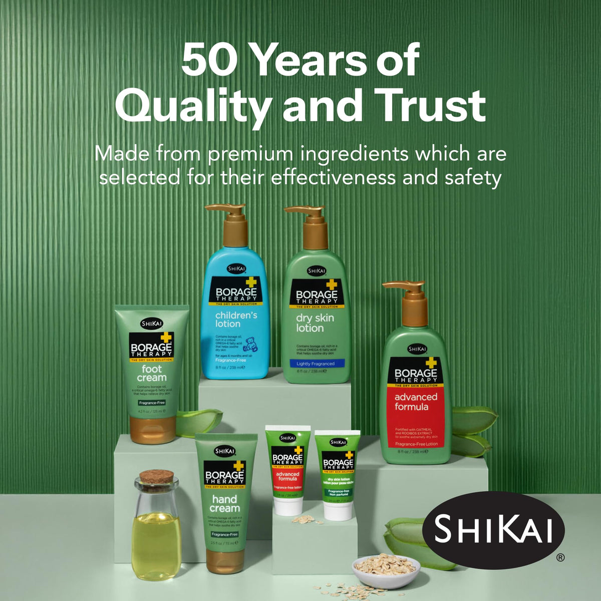 ShiKai Borage Therapy moisturizer image conveys comfortable, hydrated skin potential.