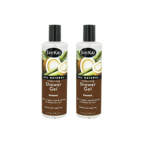 ShiKai Daily Moisturizing Shower Gel coconut bottle-front showcases soft, hydrated skin.