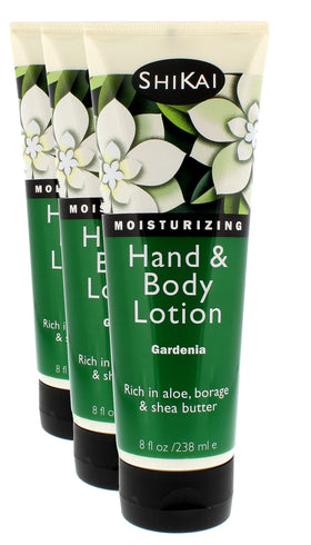 ShiKai Gardenia Lotion pack-3 front label showcasing branding and packaging.
