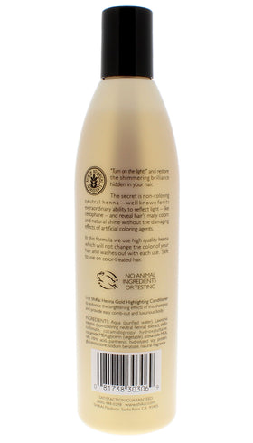ShiKai Henna Gold Highlighting Shampoo hair close-up reveals luminous highlights