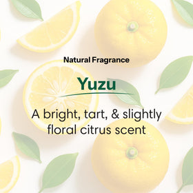 ShiKai Yuzu scented shower gel bottle highlighting refreshing citrus aroma.