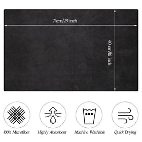 Shimeyao towels at barber chair, durable color.