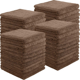 Shimeyao bleach-proof brown microfiber salon towel for quick drying.