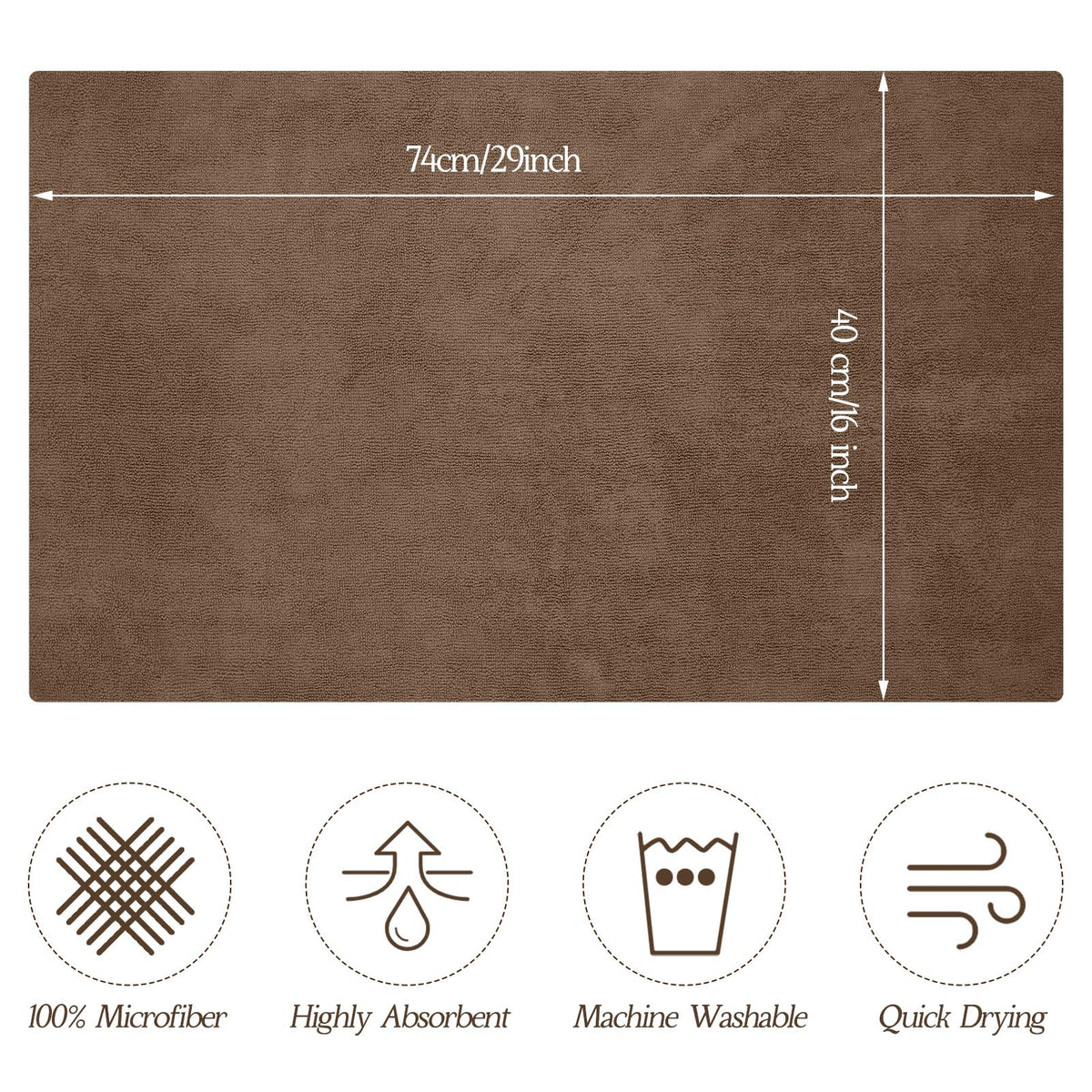 Shimeyao microfiber salon towel absorbs fast for barber or spa use.