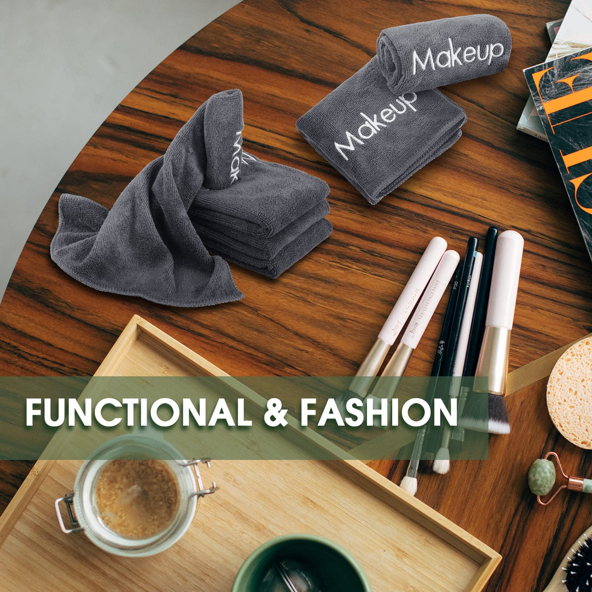Shimeyao washable, reusable microfiber towels reduce disposable waste.