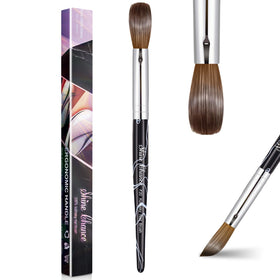 Shine Chance acrylic nail art brush with pure kolinsky hair for smooth application