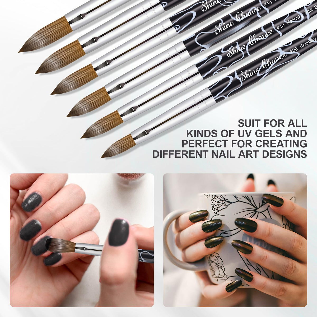 Shine Chance cleaning tips nail brush helps extend brush life with proper care