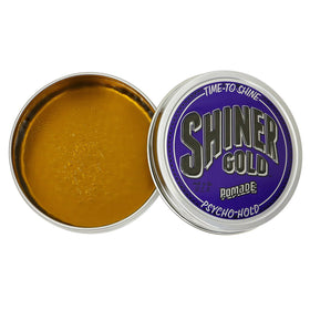 Shiner Gold Psycho Hold Pomade coconut scent enhances daily grooming routine