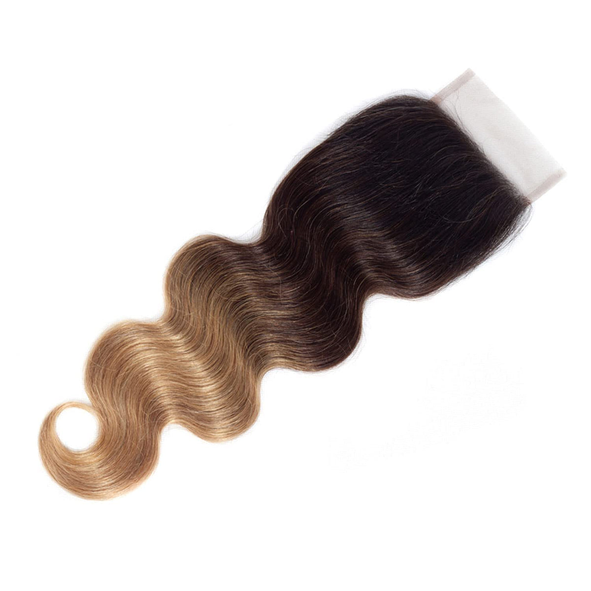 Closure density 150% for fuller, natural-looking volume.