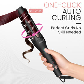 SHINLEA rotating barrel delivers quick waves with minimal effort