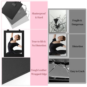 Shinowa foldable mirror makes a thoughtful gift for dancers preparing backstage.
