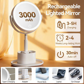 Shinowa mirror rotates 360 degrees for versatile viewing angles.