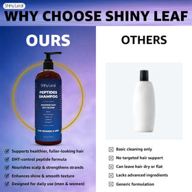 Shiny Leaf packaging box emphasizes sustainability and full ingredients list