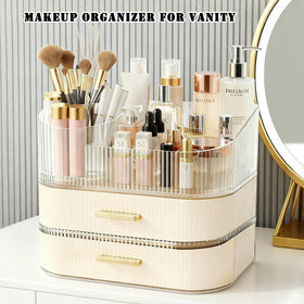 ShinyDew 360-degree rotating brush holder for quick brush access
