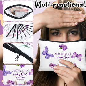 Shinylin Bible verse pouch blends faith-inspired art with practical storage