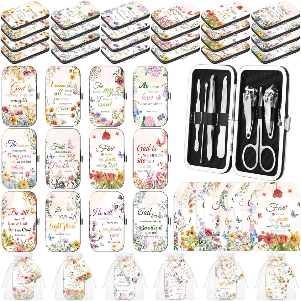 Shinymoon floral design case close-up highlighting faith-inspired aesthetics for gifting