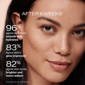 Neck application with upward sweep toward the jawline