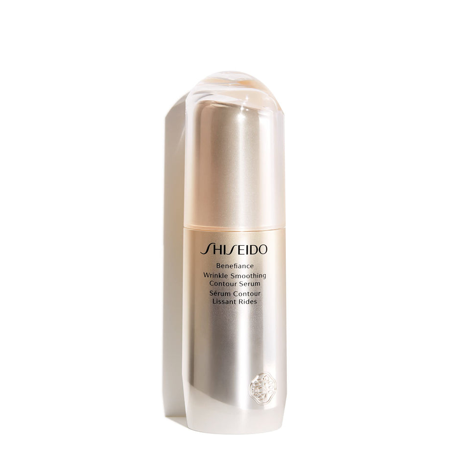 Shiseido Benefiance serum bottle with pump for easy application
