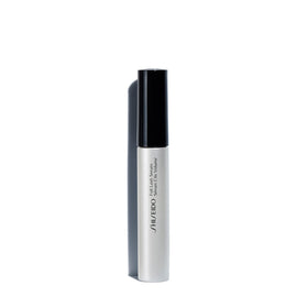 Shiseido Full Lash and Eyebrow Serum bottle closeup highlighting nourishing formula for lashes