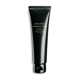 Shiseido Future Solution LX cleansing foam bottle for a luxurious cleansing ritual