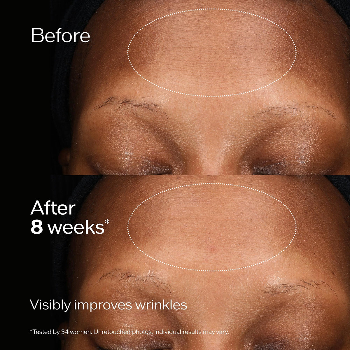 Shiseido Future Solution LX night routine application demonstrates absorption during sleep.