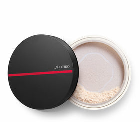 Shiseido Synchro Skin Powder applied with brush for shine control
