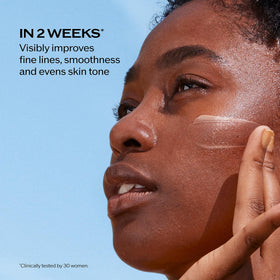 Shiseido Ultimate Sun Protector Lotion clear face application demonstrates invisible finish