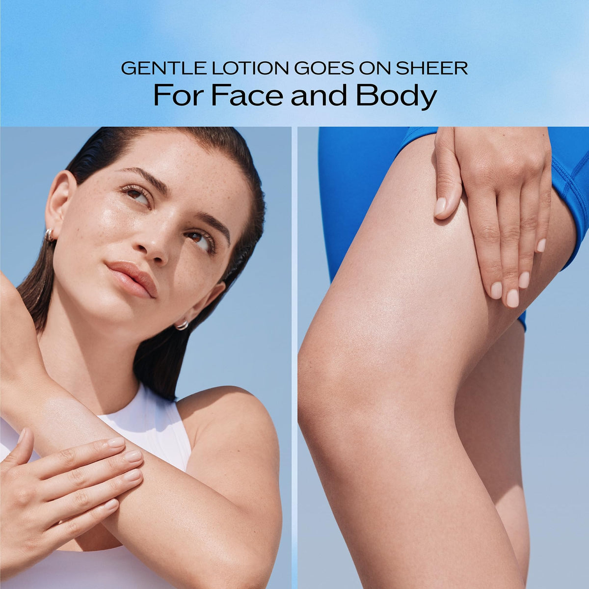 Shiseido Ultimate Sun Protector Lotion shows potential improvement in skin smoothness over time.