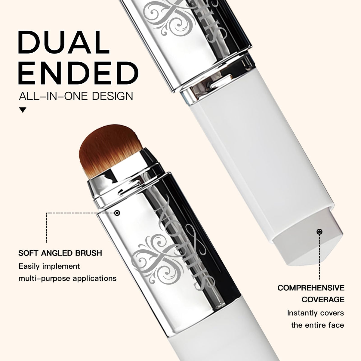 SHLLON compact, travel-friendly packaging fits in a purse