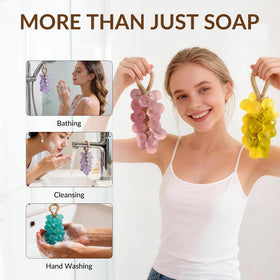 Delicate jasmine aroma from SHLLON grape soap on rope