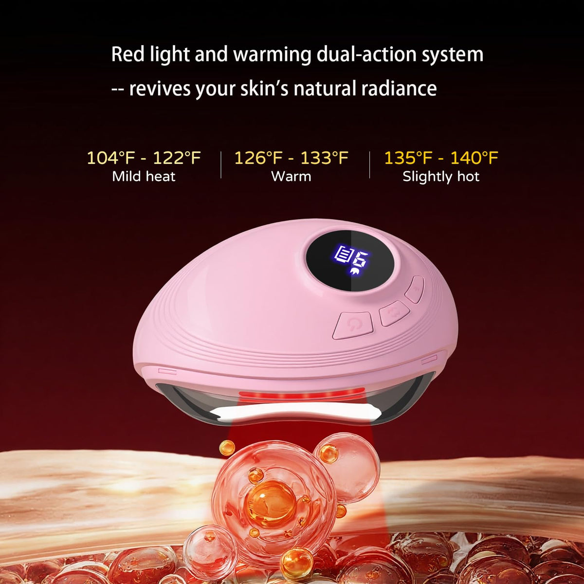 SHMHE 9 warmth levels provide comforting heat for relaxing facial muscles.