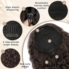 SHNMIN bridal-style ponytail adds elegant volume for ceremonies.