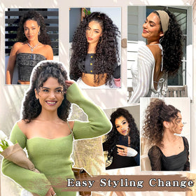 SHNMIN heat-resistant fiber helps the ponytail hold shape