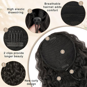 SHNMIN wedding-ready ponytail adds elegant volume