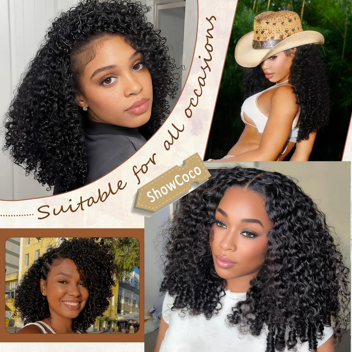 ShowCoco Miracle Knots easy installation ready for styling