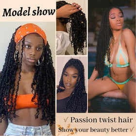 ShowCoco Passion Twist includes crochet needle for quick installation