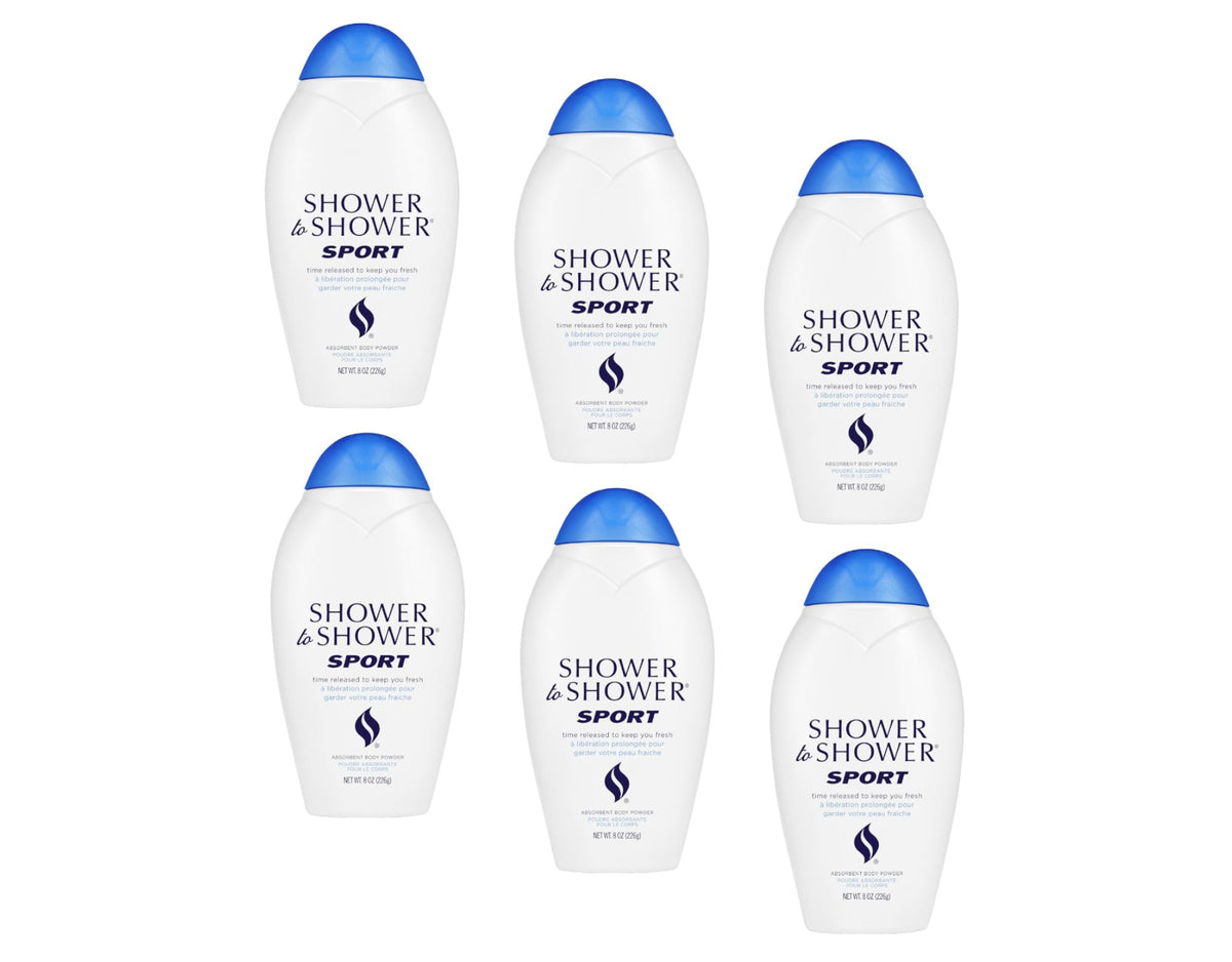 Shower To Shower Sport Powder pack shot for long-lasting freshness