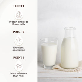 SHOWERMATE AEKYUNG Dutch goat milk enriches skin with emollients.