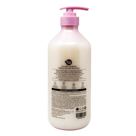 SHOWERMATE goat milk body wash foam close-up showing rich, gentle cleansing