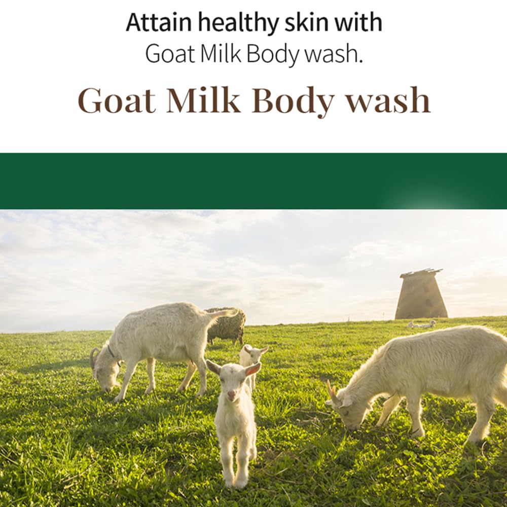 SHOWERMATE Goat Milk Body Wash shower scene.