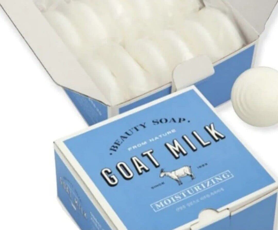 SHOWERMATE Goat Milk Soap bars arranged in a neat stack for daily cleansing and soft skin.